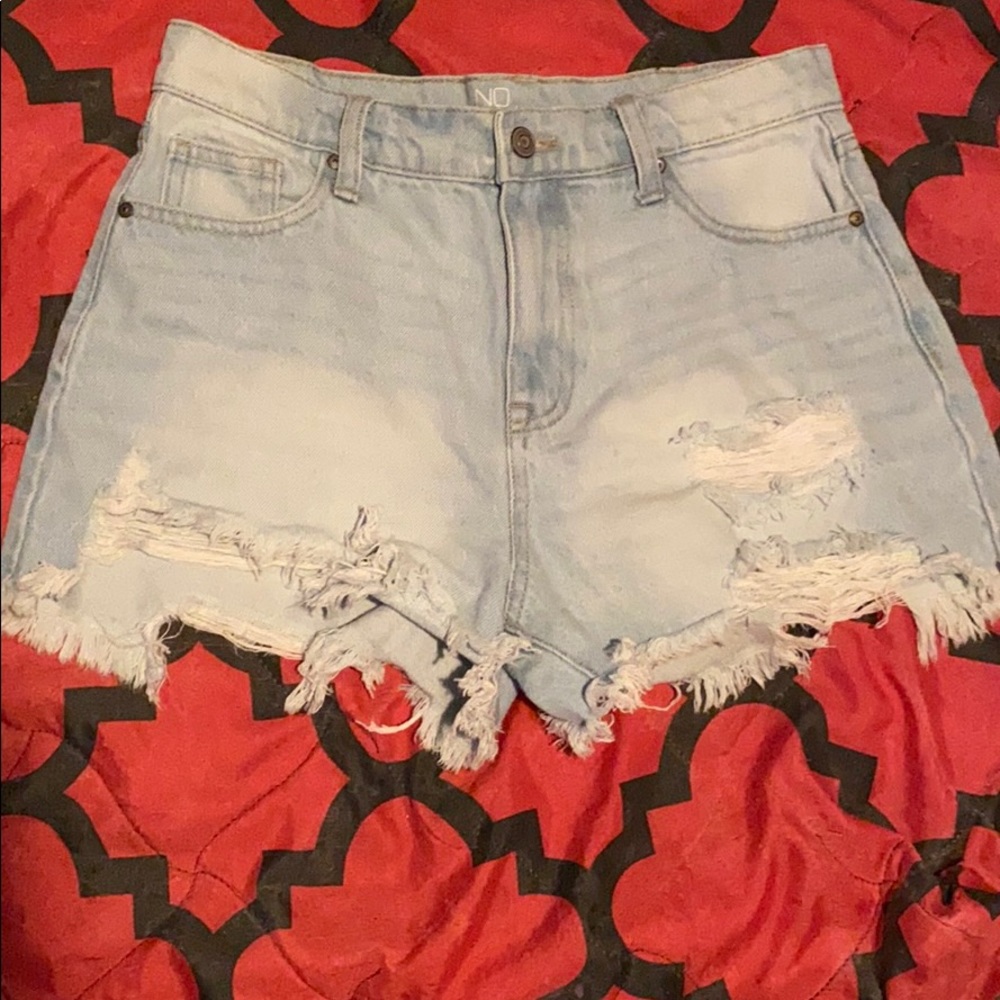 Blue jeans shorts